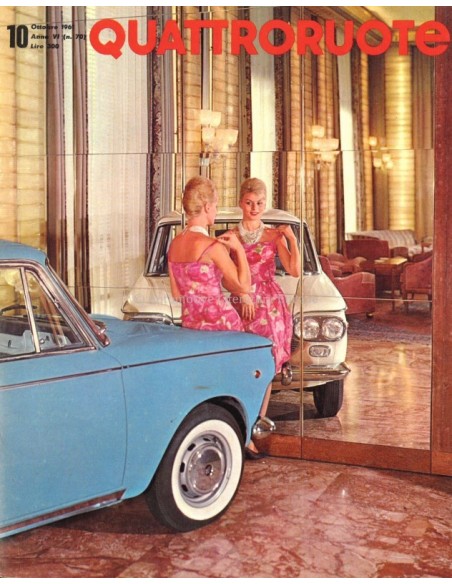 1961 QUATTRORUOTE MAGAZIN 70 ITALIENISCH