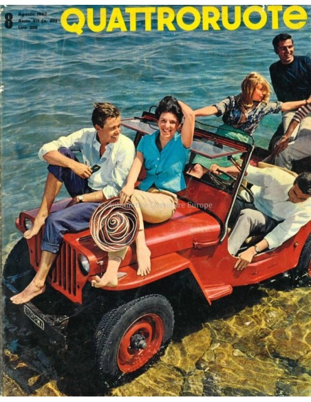 1962 QUATTRORUOTE MAGAZINE 80 ITALIAANS