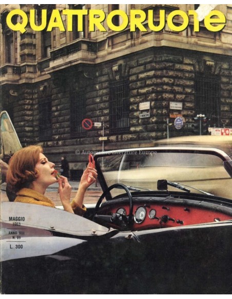 1963 QUATTRORUOTE MAGAZIN 89 ITALIENISCH