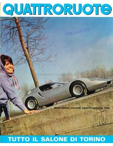 1963 QUATTRORUOTE MAGAZIN 132 ITALIENISCH