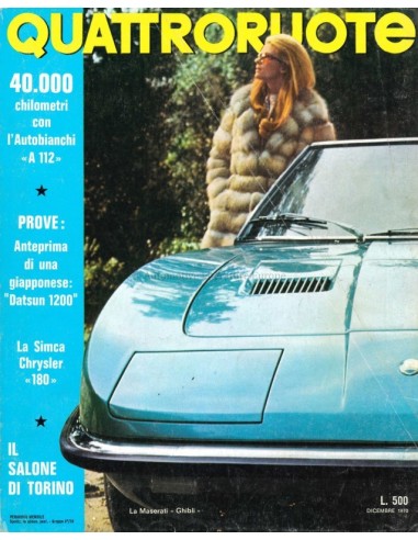 1966 QUATTRORUOTE MAGAZIN 180 ITALIENISCH