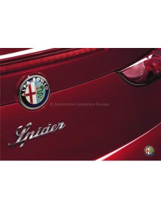 2010 ALFA ROMEO SPIDER PROSPEKT NIEDERLÄNDISCH