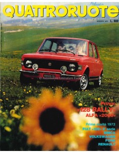 1971 QUATTRORUOTE MAGAZINE 188 ITALIAANS