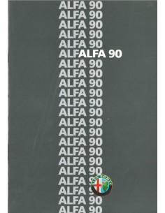 1986 ALFA ROMEO 90 BROCHURE NEDERLANDS