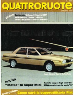 1980 QUATTRORUOTE MAGAZINE 300 ITALIAANS
