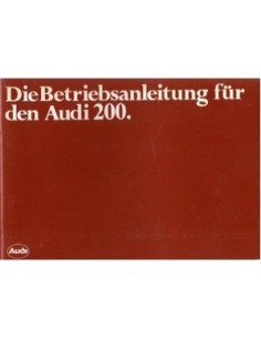 1981 AUDI 200 INSTRUCTIEBOEKJE DUITS