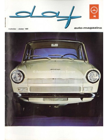 1965 DAF AUTO MAGAZINE 5 NEDERLANDS