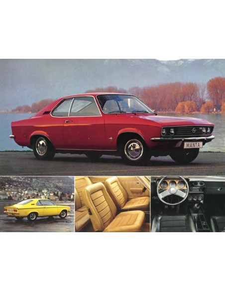 1971 OPEL MANTA LEAFLET DUTCH