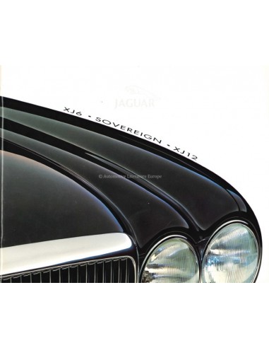 1996 JAGUAR XJ6 - SOVEREIGN - XJ12 BROCHURE NEDERLANDS