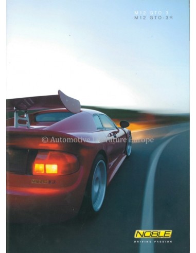 2004 NOBLE M12 GTO 3/3R BROCHURE ENGELS