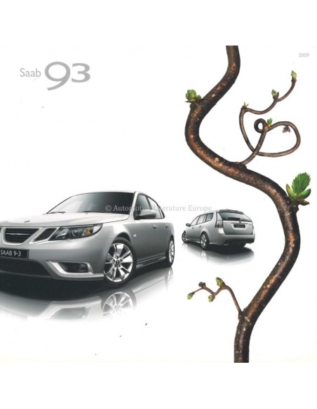 2009 SAAB 93 BROCHURE DUTCH