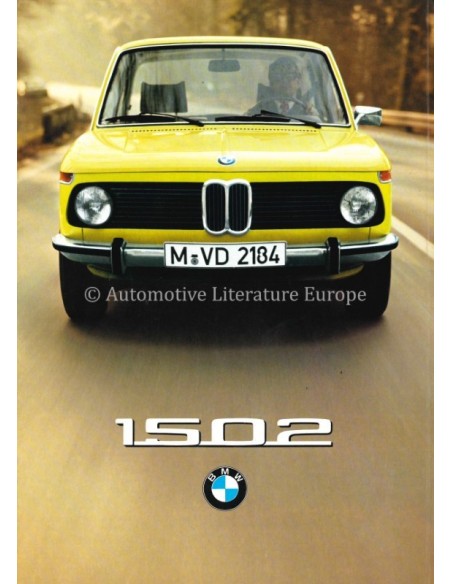 1976 BMW 1502 BROCHURE DUTCH