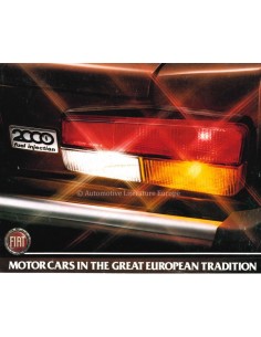1980 FIAT SPIDER 2000 PROSPEKT ENGELISCH (USA)