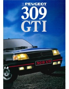 1988 PEUGEOT 309 GTI  PROSPEKT NIEDERLANDISCH