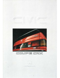 1987 HONDA CIVIC CRX BROCHURE NEDERLANDS