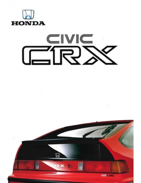 1988 HONDA CIVIC CRX BROCHURE NEDERLANDS
