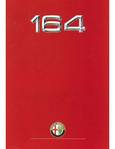 1988 ALFA ROMEO 164 BROCHURE NEDERLANDS