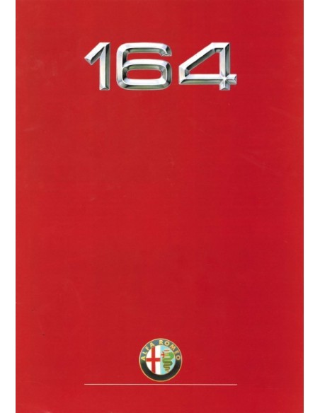1988 ALFA ROMEO 164 BROCHURE DUTCH
