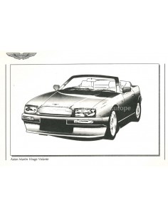 1992 ASTON MARTIN VIRAGE OWNERS MANUAL ENGLISH 2
