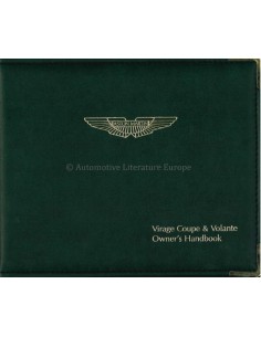 1992 ASTON MARTIN VIRAGE BETRIEBSANLEITUNG ENGLISCH