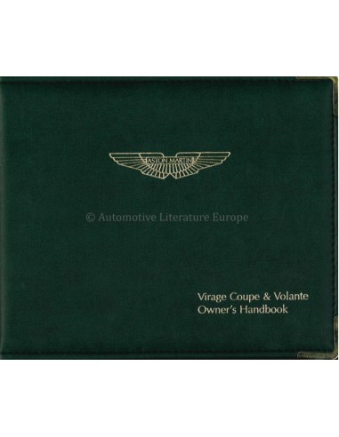 1992 ASTON MARTIN VIRAGE BETRIEBSANLEITUNG ENGLISCH