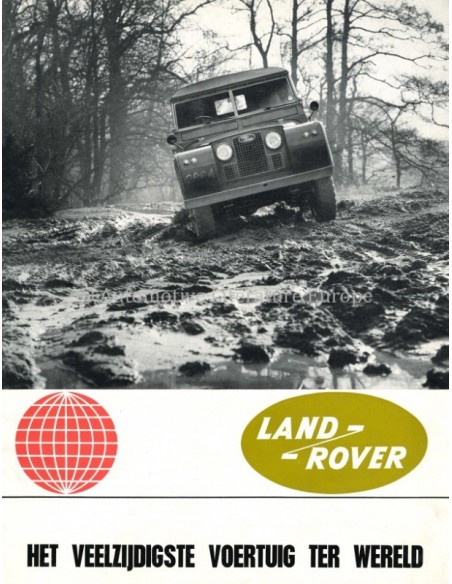 1966 LAND ROVER SERIES IIA BROCHURE NEDERLANDS