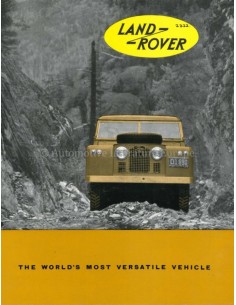 1962 LAND ROVER SERIES IIA PROSPEKT ENGLISCH