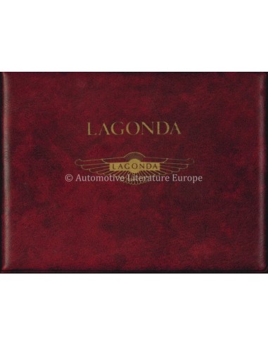 1985 ASTON MARTIN LAGONDA OWNERS MANUAL ENGLISH