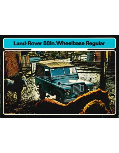 1971 LAND ROVER SERIES III BROCHURE ENGELS