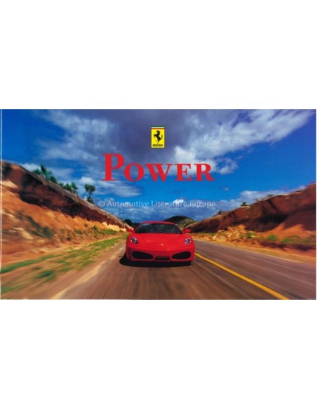 2006 FERRARI POWER BROCHURE ITALIAN / ENGLISH / GERMAN