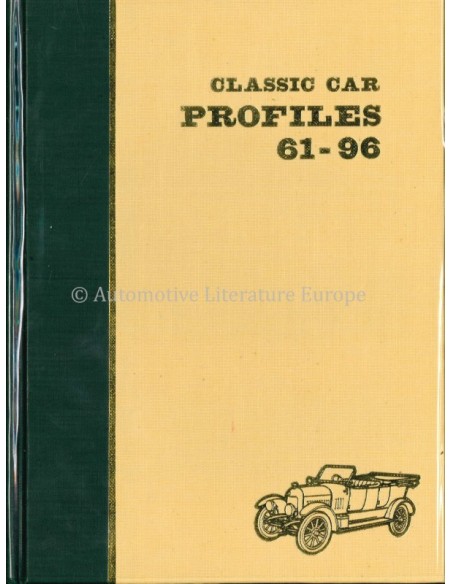 CLASSIC CAR PROFILES 61-96 - ANTHONY HARDING - BUCH