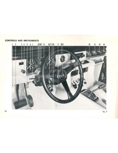 1969 ISO LELE / FIDIA INSTRUCTIEBOEKJE ENGELS