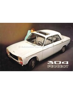 1971 PEUGEOT 304 PROSPEKT NIEDERLANDISCH