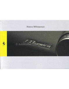 2019 FERRARI F8 SPIDER OWNERS MANUAL FRENCH
