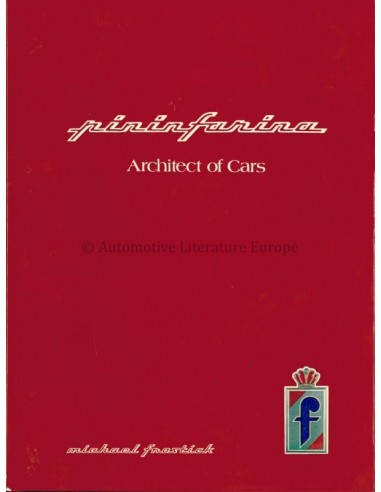 PININFARINA ARCHITECT OF CARS - MICHAEL FROSTICK - BOOK