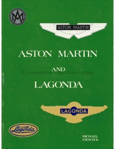 ASTON MARTIN AND LAGONDA - MICHAEL FROSTICK - BÜCH