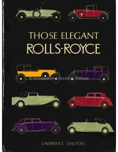 THOSE ELEGANT ROLLS ROYCE - LAWRENCE DALTON - BÜCH