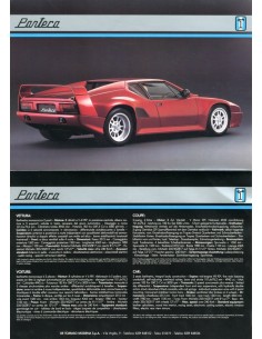 1992 DE TOMASO PANTERA BROCHURE 2