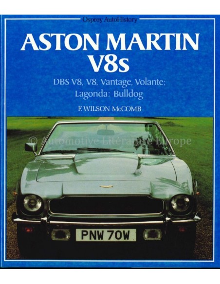 ASTON MARTIN V8S - F. WILSON MCCOMB - BOOK