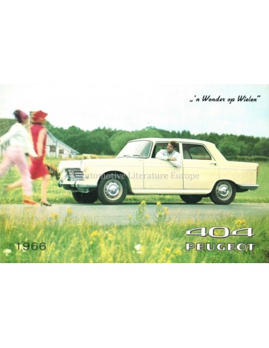 1966 PEUGEOT 404 LIMOUSINE PROSPEKT NIEDERLÄNDISCH