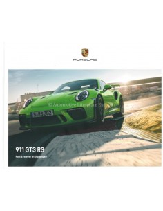 2020 PORSCHE 911 GT3 RS HARDBACK BROCHURE FRENCH