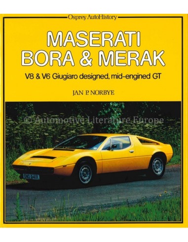MASERATI BORA & MERAK - JAN P. NORBYE - BOEK