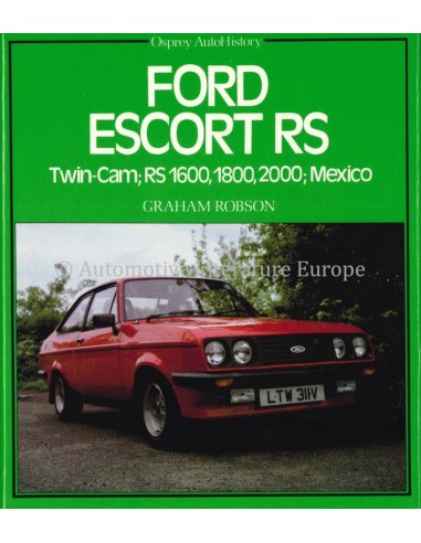 FORD ESCORT RS - GRAHAM ROBSON - BOOK