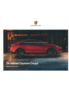 2020 PORSCHE CAYENNE COUPE HARDCOVER BROCHURE NEDERLANDS