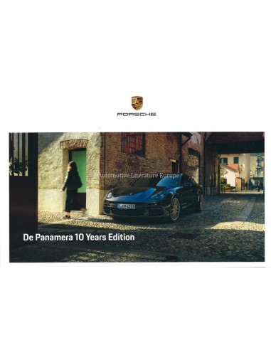 2020 PORSCHE PANAMERA 10 YEARS EDITION BROCHURE DUTCH