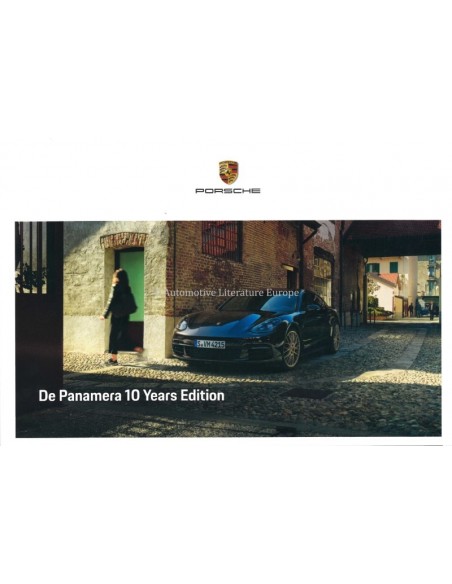 2020 PORSCHE PANAMERA 10 YEARS EDITION BROCHURE NEDERLANDS