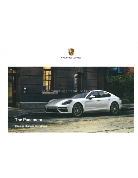 2018 PORSCHE PANAMERA HARDCOVER PROSPEKT ENGLISCH