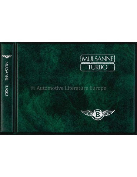1982-1985 BENTLEY MULSANNE TURBO BOORDMAP