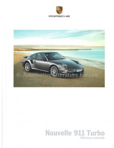2010 PORSCHE 911 TURBO HARDCOVER BROCHURE FRANS