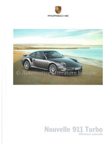 2010 PORSCHE 911 TURBO HARDCOVER BROCHURE FRANS